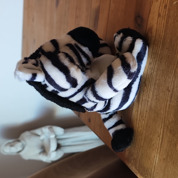 Zebra stuffed 7.25" Toy Beans Plush Creations EUC - Picture 4 of 5